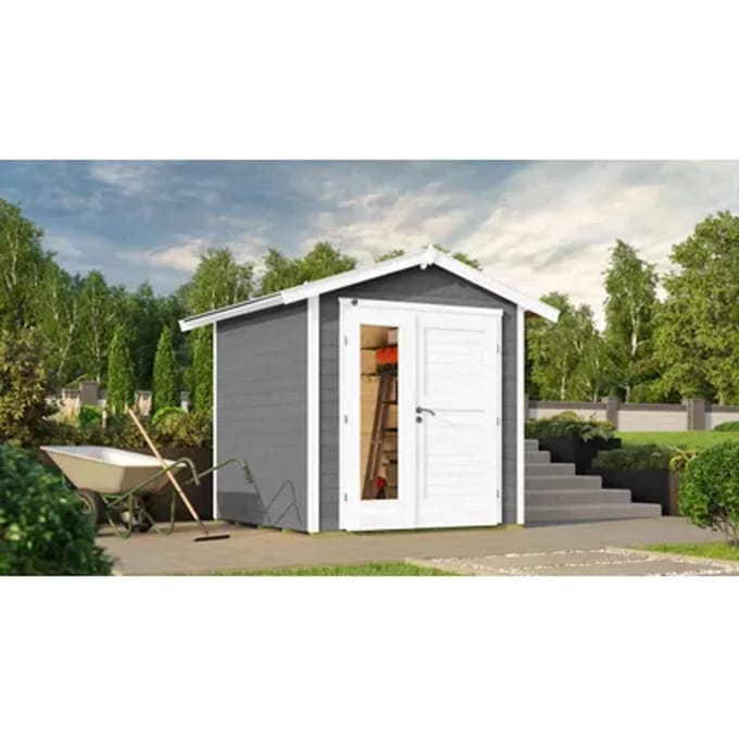 Weka Tuinhuis 224 A - Grijs - 205x209cm