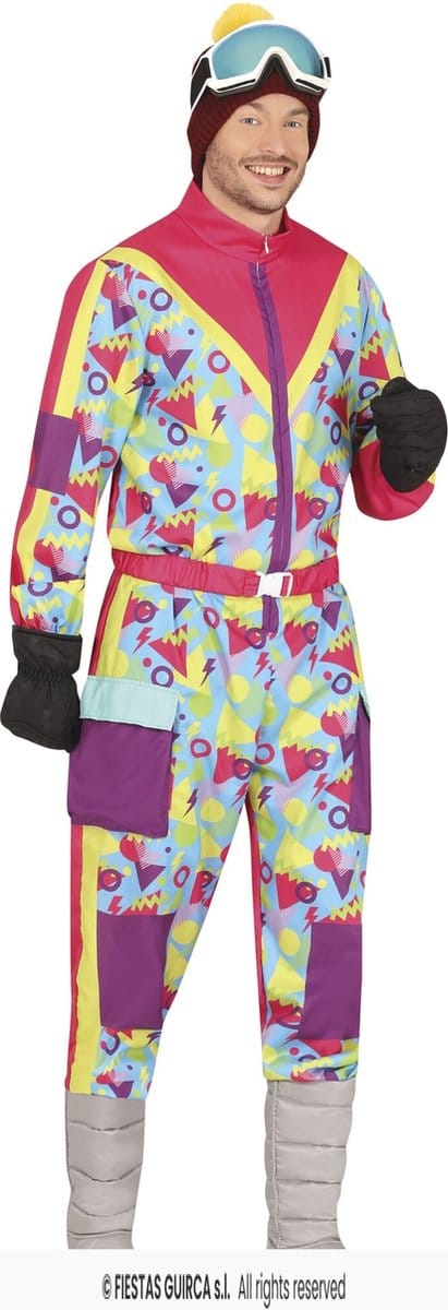 Foute Ski Overall Happy Heren - Maat M