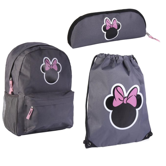 Minnie Mouse tassenset; rugzak, gymtas en etui