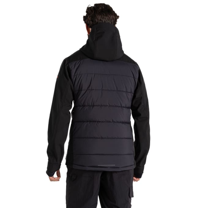 Craghoppers Heren Castleford Hybride Jas (Zwart)
