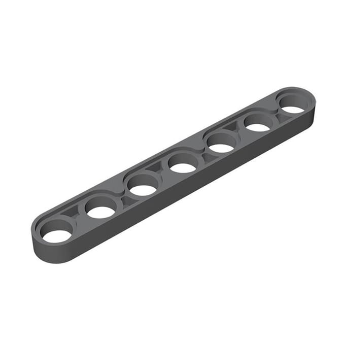MOC 10 PIÈCES 32065 Kit de Briques de Construction Bras de Levier High-Tech Mince Trous d'Axe 1x7 Brique Particule Idée Éducative Jouets Cadeaux Enfants