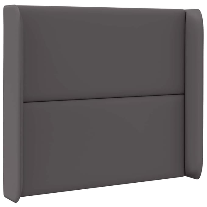 vidaXL - Hoofdbord - oor - Grijs - PVC