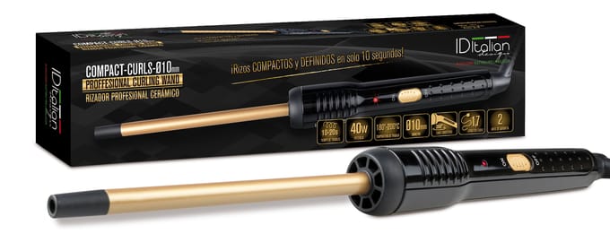 PostQuam IDEULTRACURL haarstyler Krulwand Warm Zwart, Goud