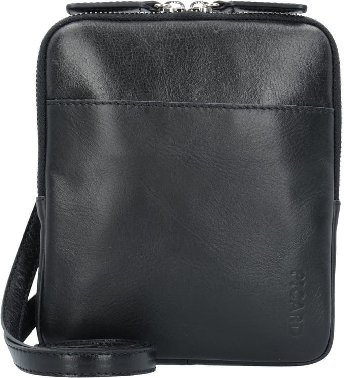 PICARD Leren schoudertas Buddy Crossbody Bag Black zwart