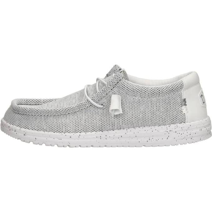 HEYDUDE Wally Sox Instappers grijs Canvas - Maat 42