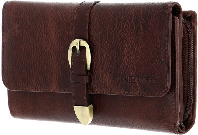 CHIEMSEE Leren Portemonnee Leather Wallet Brown Bruine