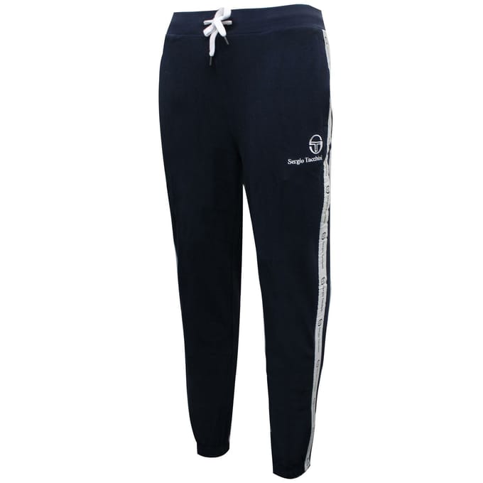 Sergio Tacchini Stretch Taille Logo Navy Blauw Heren Track Broek 038559 204