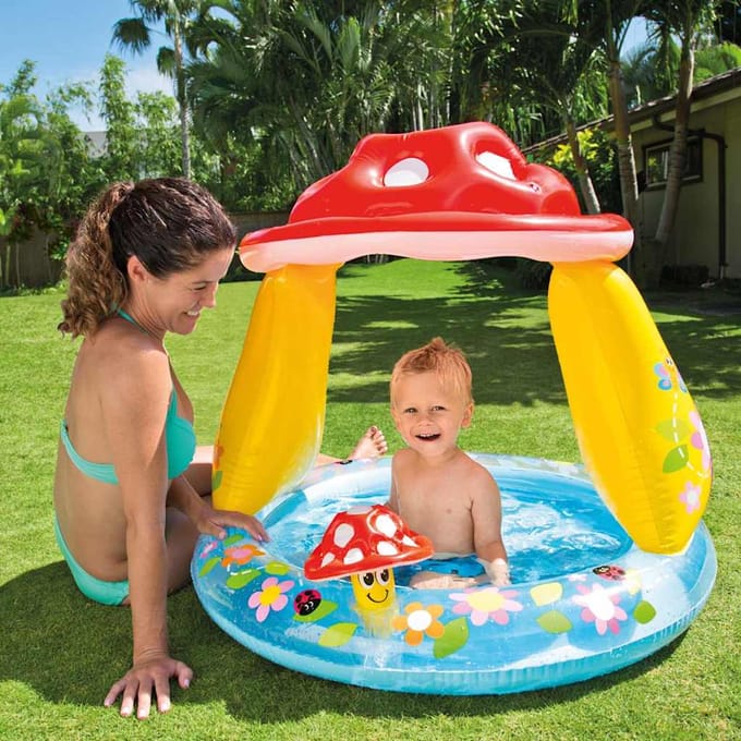 INTEX - Babyzwembad - paddenstoel