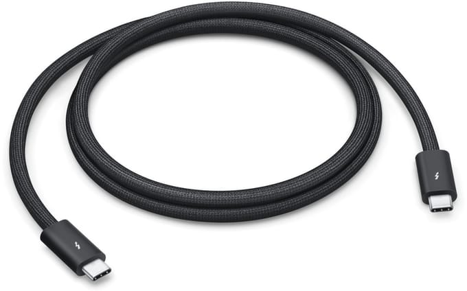 Apple MDW94ZM/A Thunderbolt 5 -kabel 1 m 120 Gbit/s Zwart