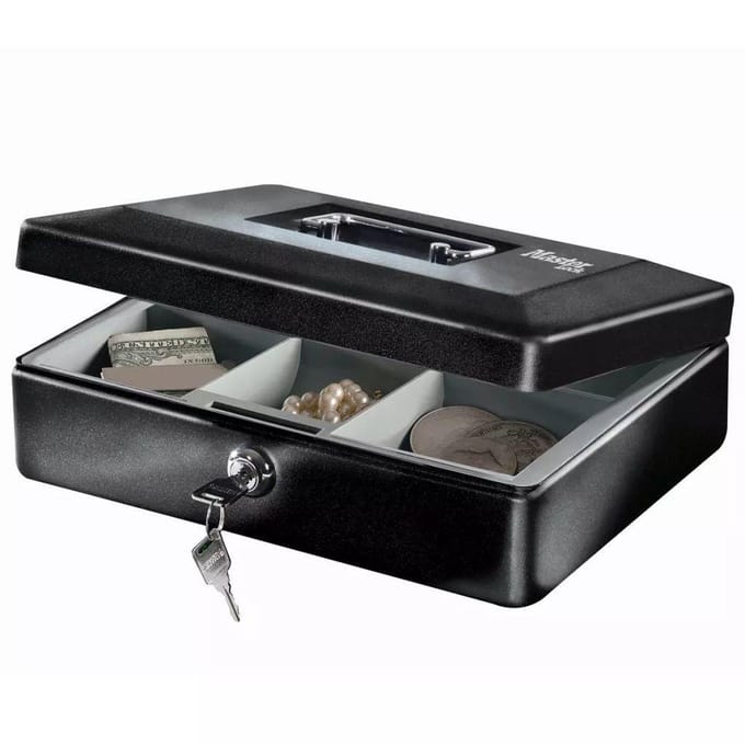 Masterlock geldkist - met tray en handvat - CB-10ML