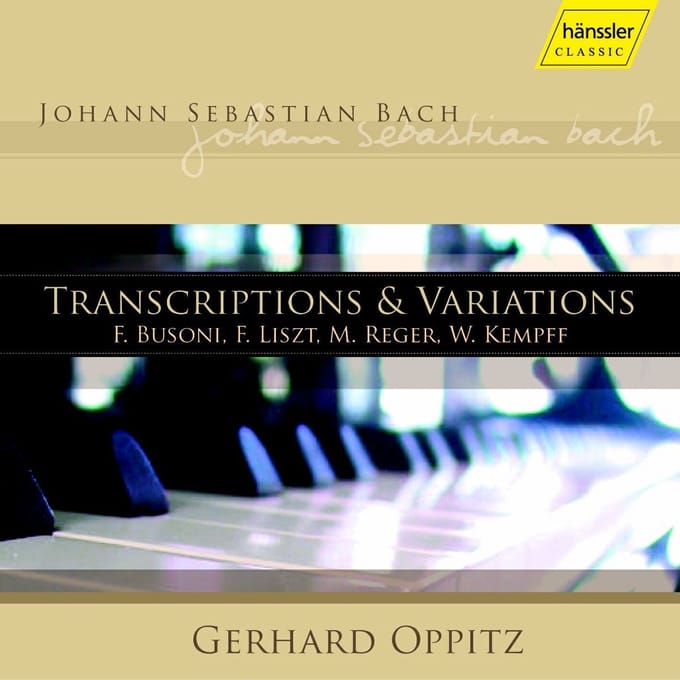 Gerhard Oppitz - J.S. Bach: Transcriptions & Variations (2 CD)