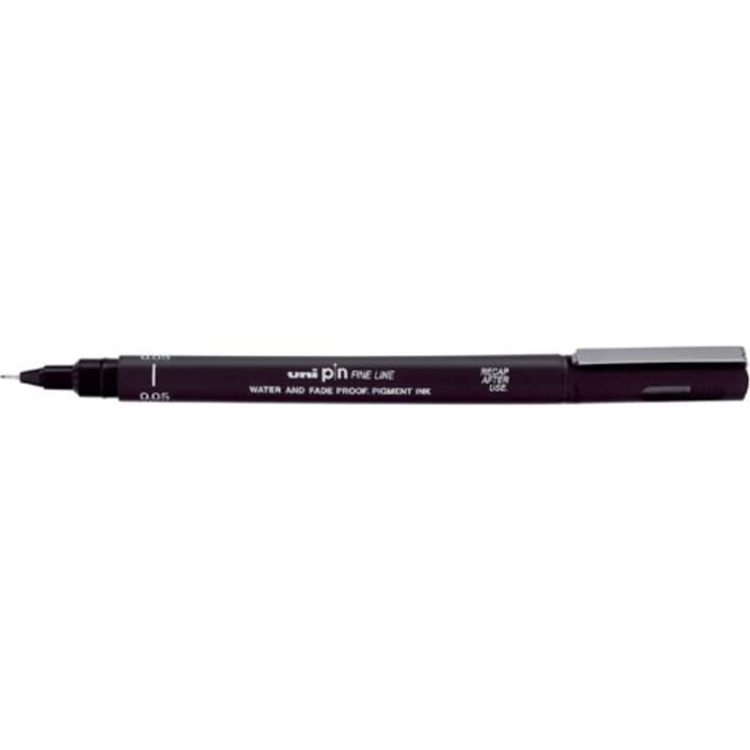 Uni Pin Fine Liner - 0.05mm zwarte schetspen