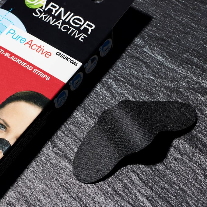 Pure Active Anti-Blackhead Pore Strips Pack Of 4 – Pore Strips, Deep Cleansing, For Oily Skin, Black, Charcoal, Suitable For Weekly Skincare Routine