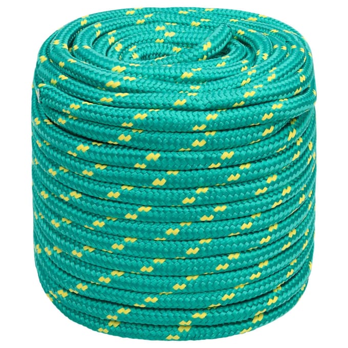vidaXL - Boottouw - 18 - mm - 50 - m - polypropyleen - groen