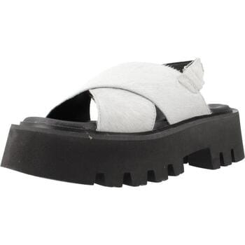 Sandalen met sleehak Yellow Rouse