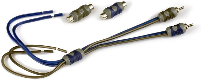 Luidspreker naar RCA - Audio adapter - Auto audio - Composiet kabel - 1 voet - Zwart
