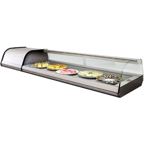 GGM Gastro Teller-Kühlvitrine Premium PLUS Zilver