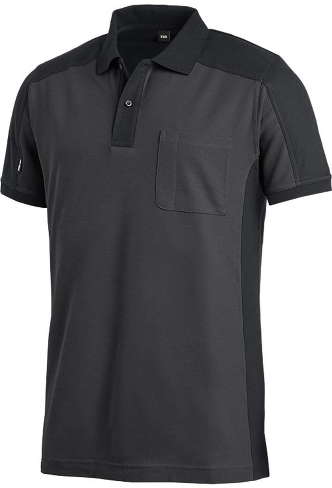 FHB KONRAD Poloshirt 91490 - Antraciet-Zwart - M