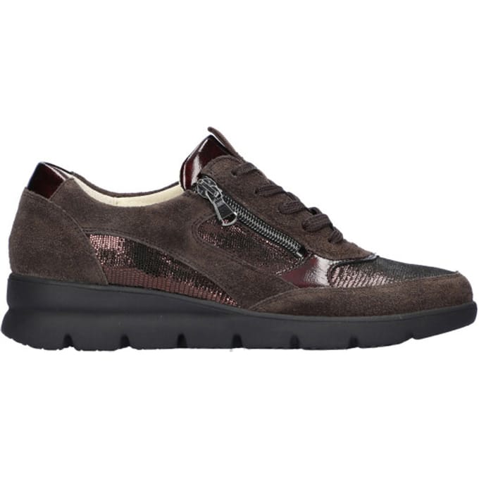 Dames Sneakers Waldlaufer H-bruni Darkbrown 902001 Donkerbruin - Maat 41