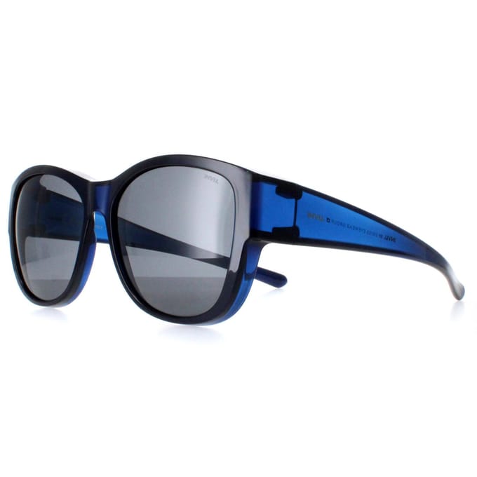 INVU Rond Dames Transparant Blauw Gepolariseerd E2102