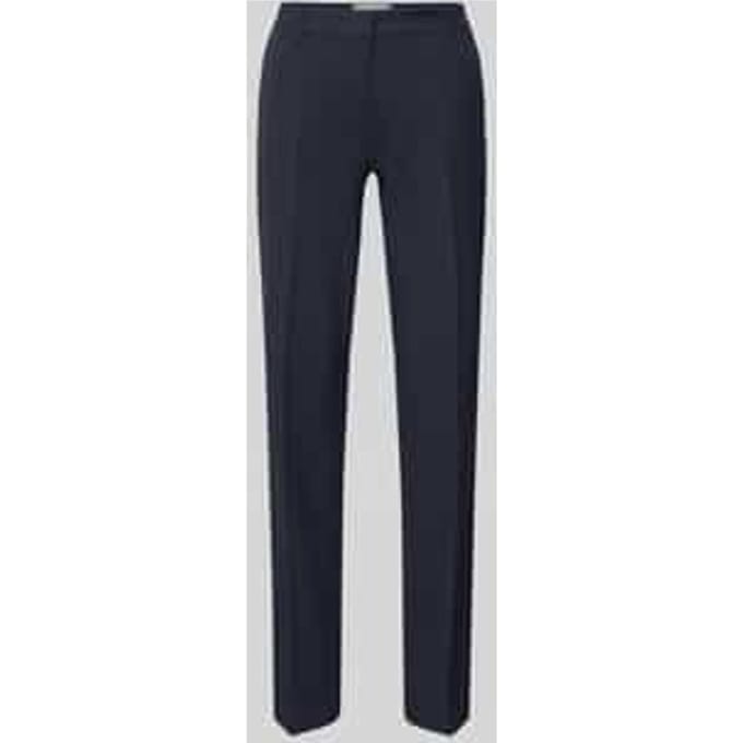 broek met persplooien en achterzak