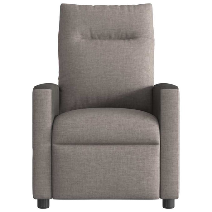 vidaXL - Massagestoel - verstelbaar - stof - taupe