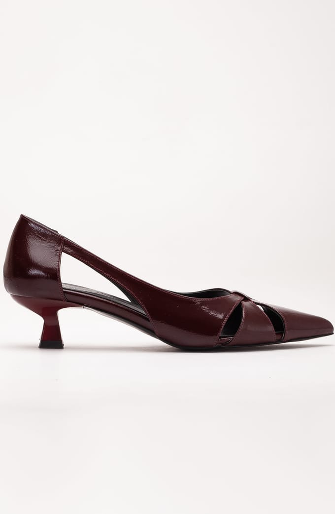 Sidal Kitten Heel Leren Pumps (Dames)