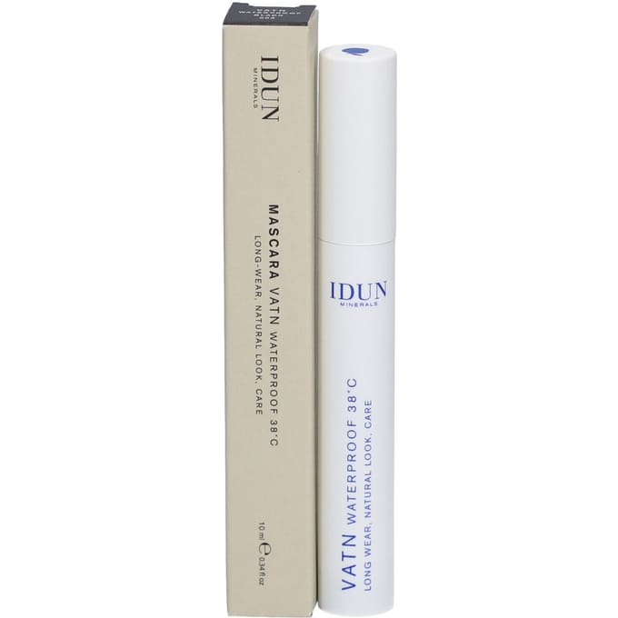 Idun Minerals Mascara - Waterproof Mascara Vatn- Waterproof Zwart