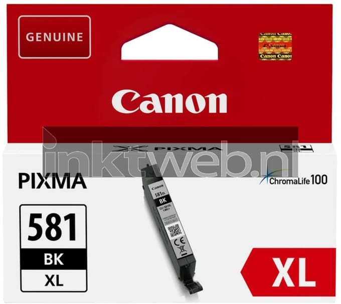 Canon Inktcartridge CLI-581XL BK Zwart Hoge capaciteit