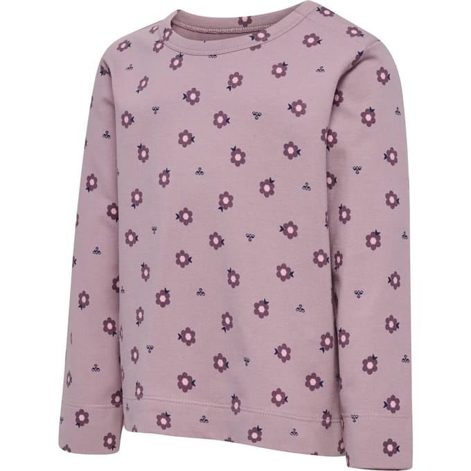 Langarm T-shirt met print voor baby Hummel