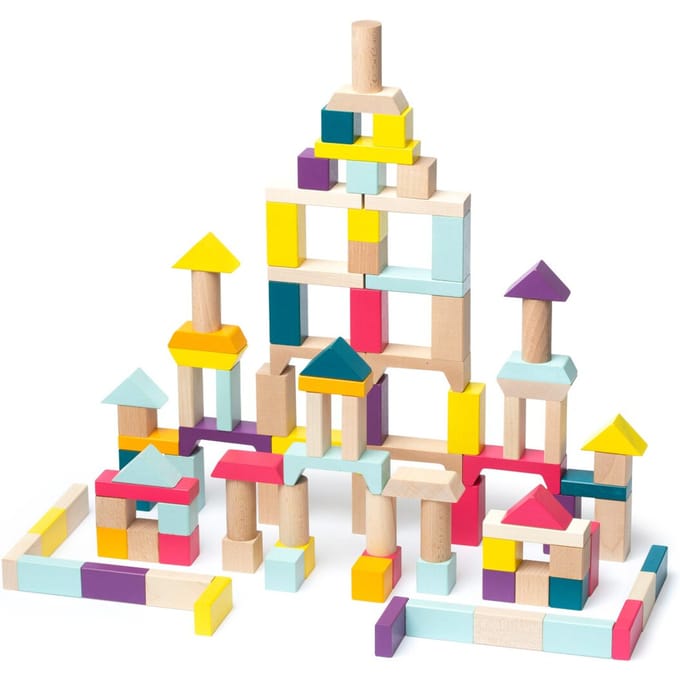 Jamara Houten Bouwblokken -100 st
