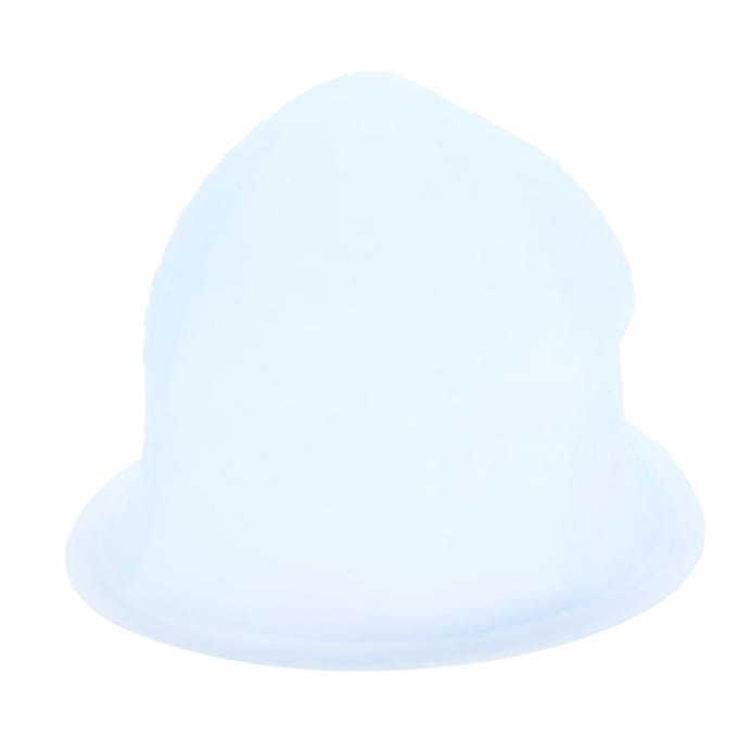 Haar Siliconen Gel Kap Kleur Haar Kleuring Kap Highlights Kap Haar Styling Tool met Haak (Blauw) blauw