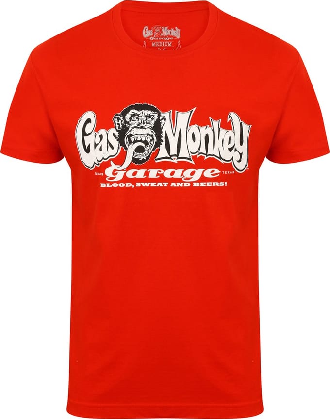 Gas Monkey Garage T-shirt OG-logo rood