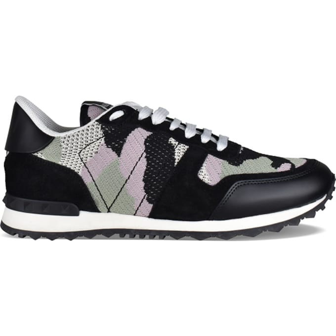Valentino Garavani Rockrunner-sneakers zwart