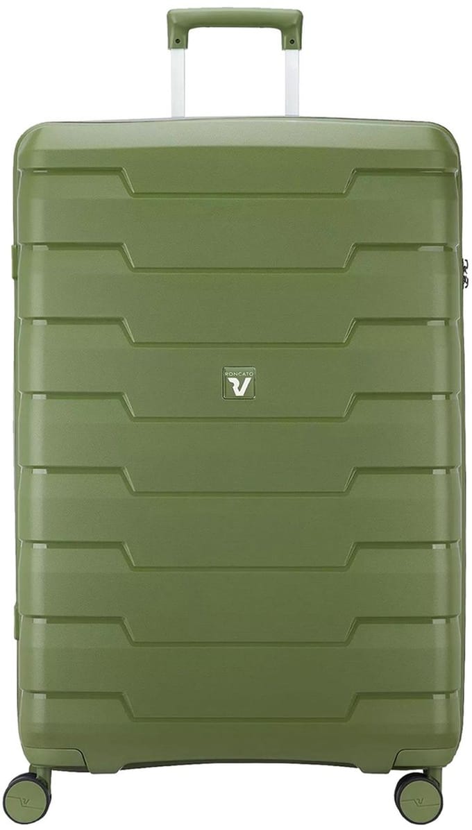 Roncato Skyline 2.0 Neon Spinner 79 cm - 108 liter - 79x50x29 cm - oliva