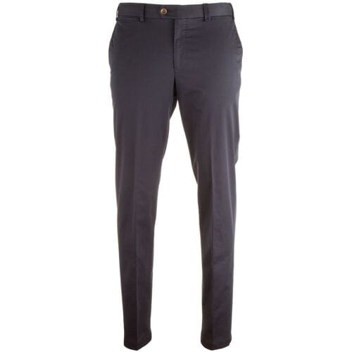 Hiltl Broek Peaker-S Supima Sateen Navy / male