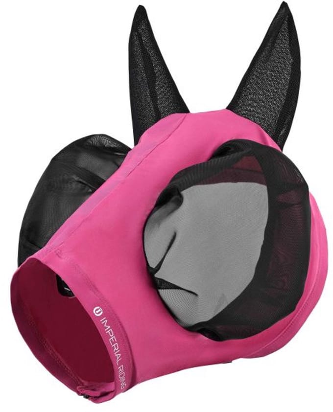 Imperial Riding - Flymask IRH Trail Ride - Vliegenmasker - Pink - Maat Full