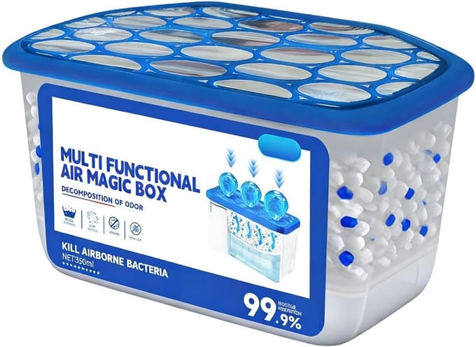 Luchtreiniger Thuis - Stofverwijderaar - Verbeter Luchtkwaliteit - Passieve Adsorptie - 350 ml - Wit