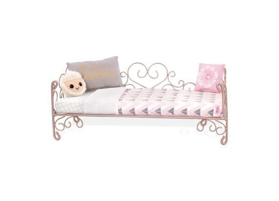 Our Generation Scrollwork Bed Poppen toebehoren