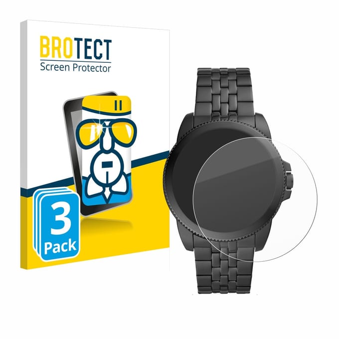 Screenprotector 3 Stuks voor Fossil Gen 5E Beschermglas transparant