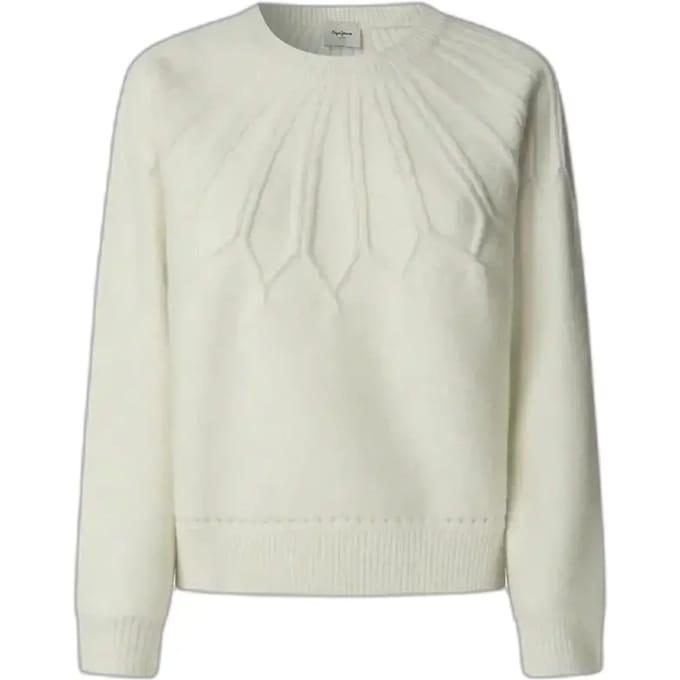Pepe Jeans Claudia Trui Wit L Vrouw