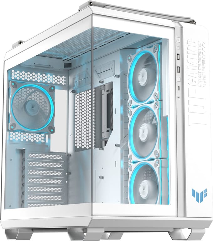 ASUS TUF GAMING GT502 Horizon TG ARGB White Midi Tower Wit