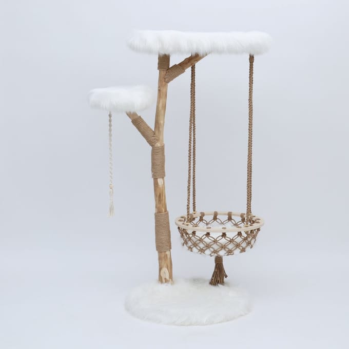 De Boon Boony Est 1941 Klimboom Quercus | 63x63x151cm Polar White