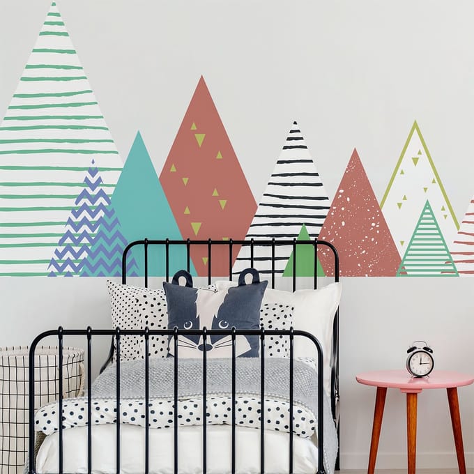 Kinderstickers van Scandinavische bergen, Becka, 100 x 170 cm