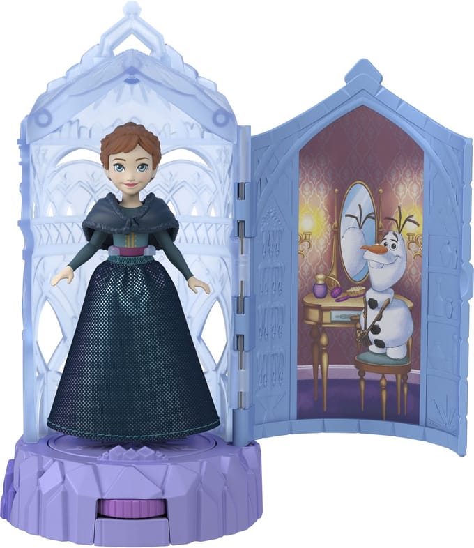 Disney Frozen STORYTIME STACKERS Ice Castle Spin Surprise Doll