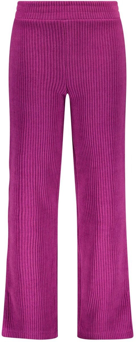 B.Nosy - Meisjes broek rib - Febe - Viola - Maat 158/164
