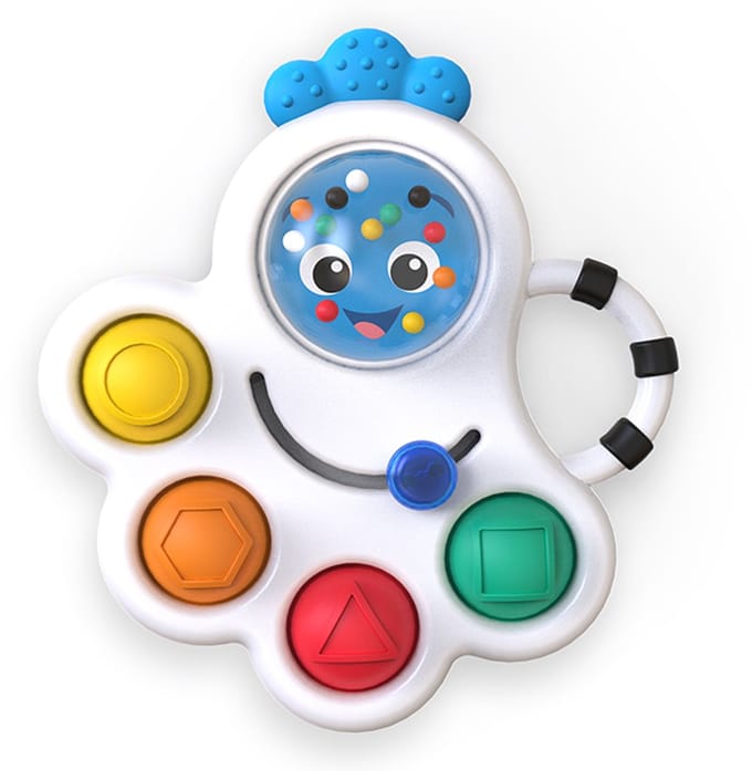 Baby rammelaar en bijtring sensory pops - Baby Einstein - vanaf 6 maanden