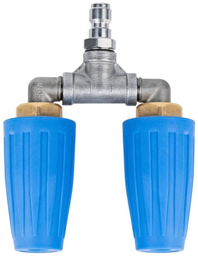 Allecto - Dubbele Turbo Nozzle - Hogedrukreiniger Accessoire - 4000