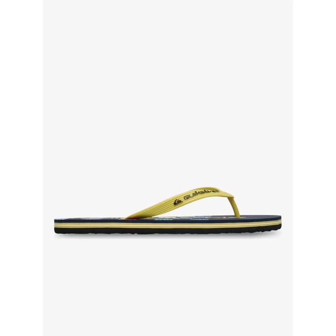 Quiksilver Molokai Stripe 26 Slippers Geel EU 41 Man