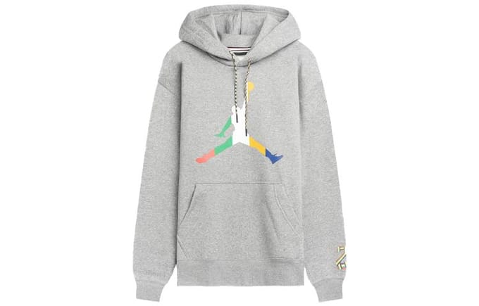 Sweatshirts Jordan Homme Gris à Capuche Modéré Regular S white